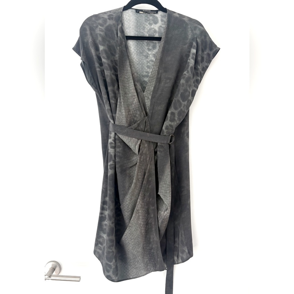 All Saints Dee Dee Wrap Dress